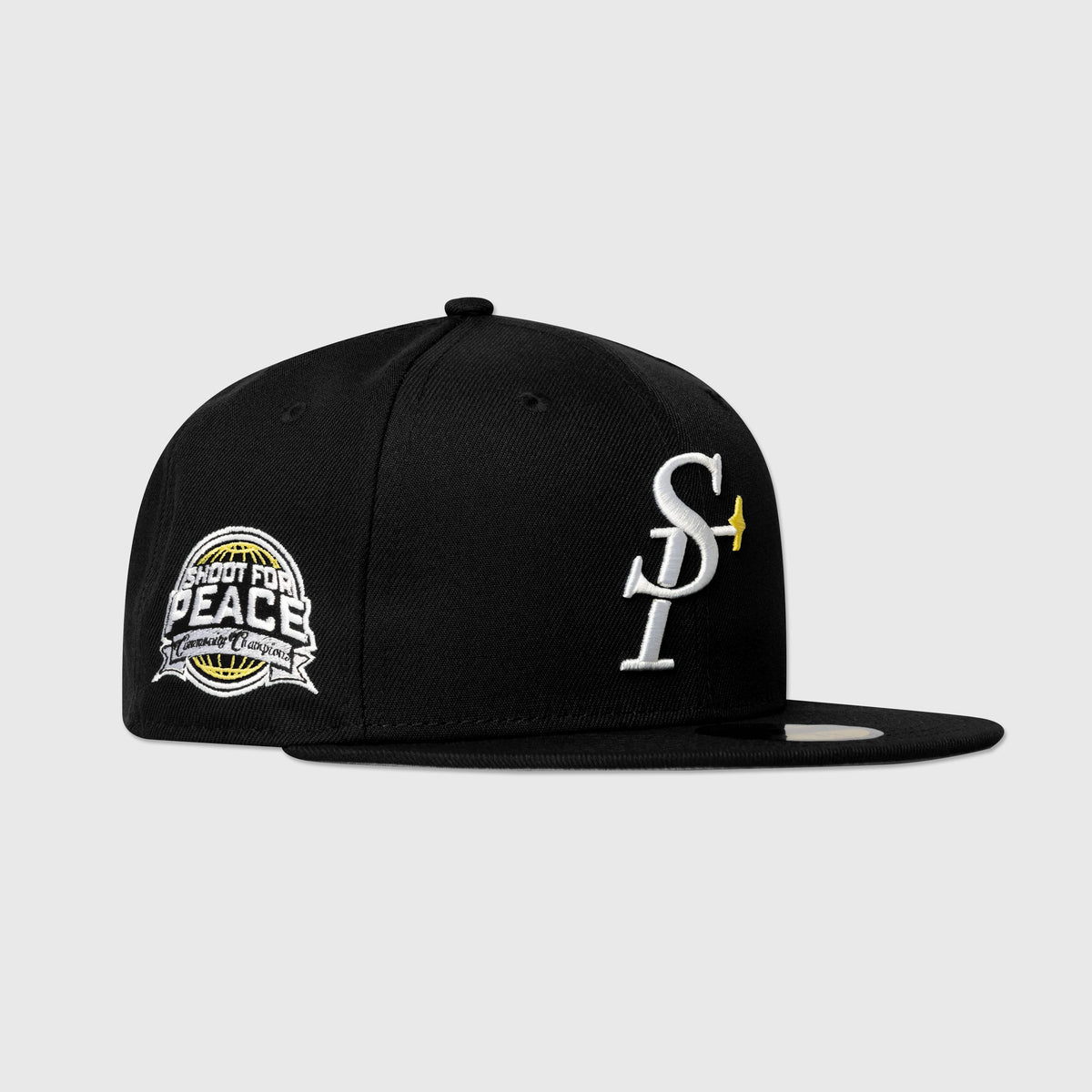 Black New Era Fitted Shoot For Peace